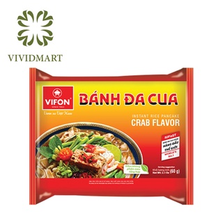 [Toàn quốc] [Gói lẻ] BÁNH ĐA CUA VIFON 60g/GÓI – VIFON
