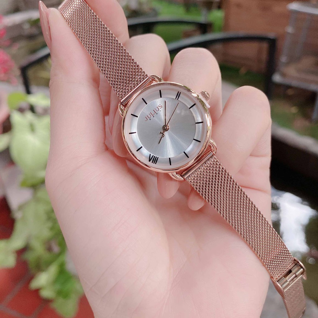 Đồng hồ nữ Julius Ja-1268 dây thép