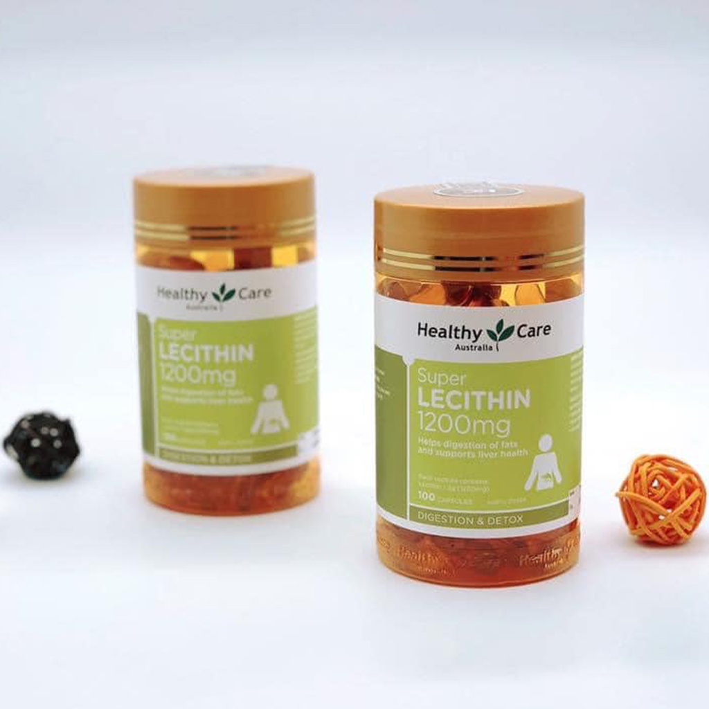 Mầm Đậu Nành Healthy Care Super Lecithin 1200mg 100 Viên (CHÍNH HÃNG)