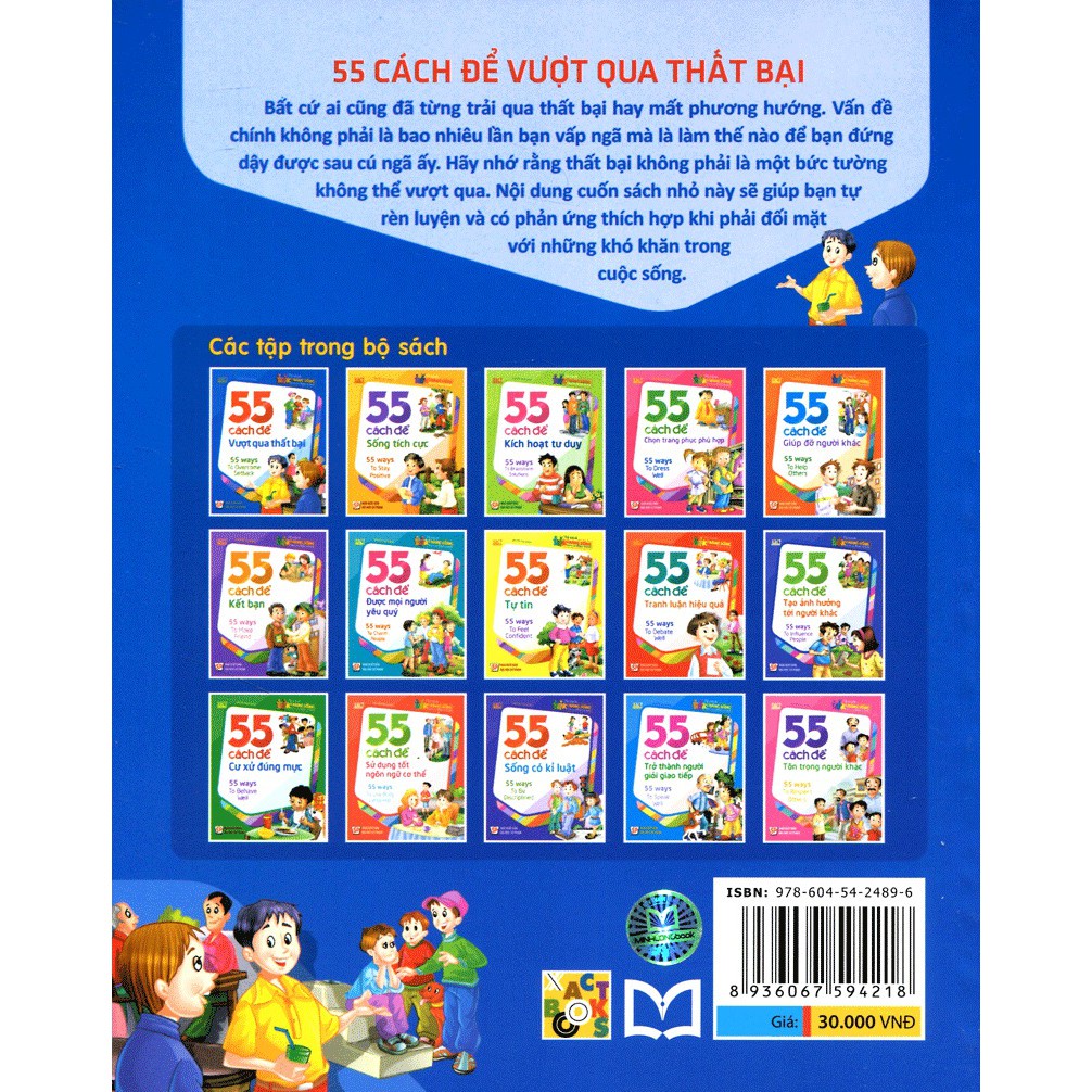 Sách: 55 Cách Để Vượt Qua Thất Bại TSTN