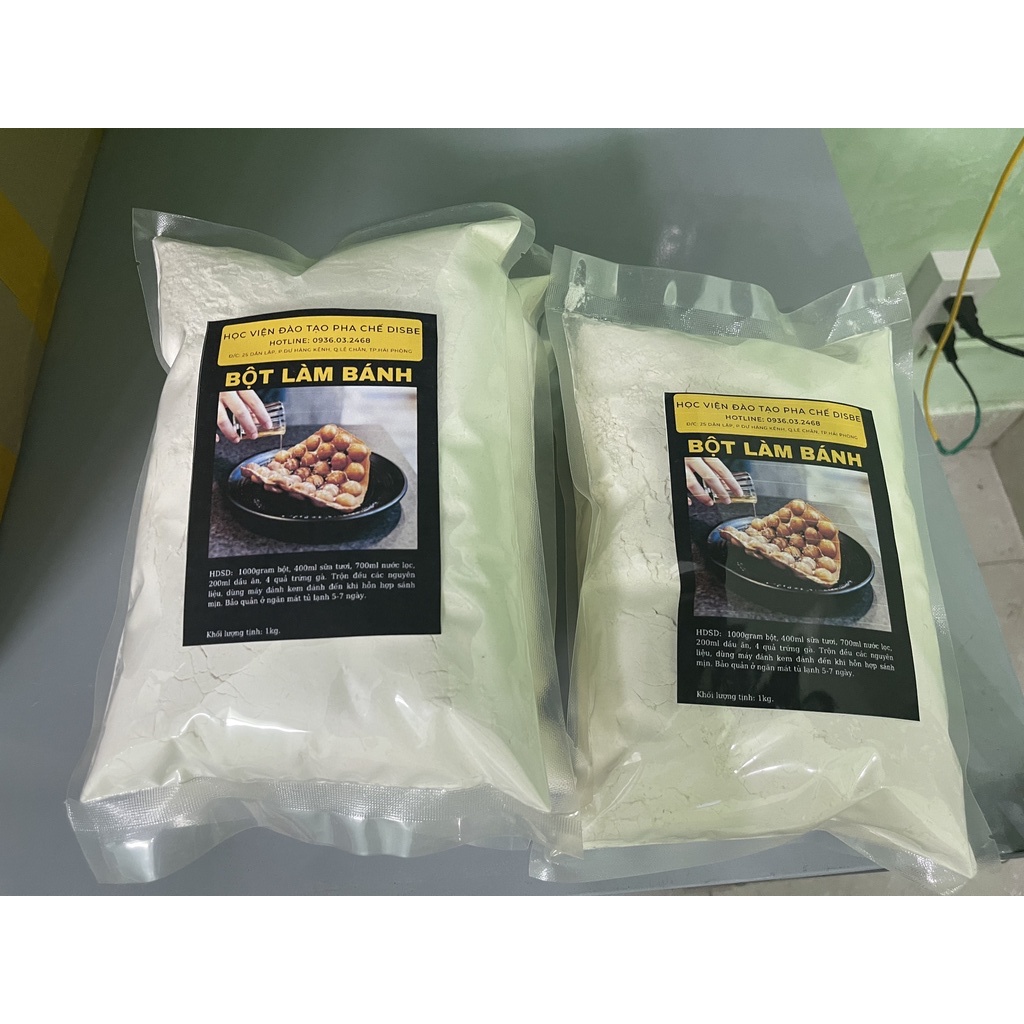 Bột pha sẵn làm bánh trứng gà non, bánh cá, bánh waffle