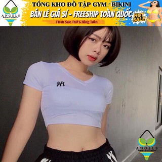 Áo Croptop Thể Thao Cao Cấp - Đồ Tập Yoga Gym Aerobic A018 [ Giá Sỉ ]