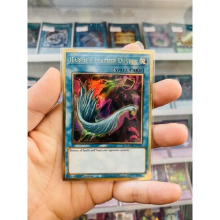 Thẻ Bài Lẻ YugiOh! Mã MAGO-EN042 - Harpie's Feather Duster - Premium Gold Rare - 1st Edition