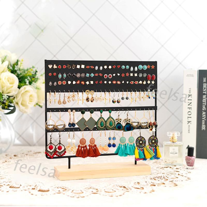 Giá treo bông tai 3 tầng 144 lỗ chất lượng