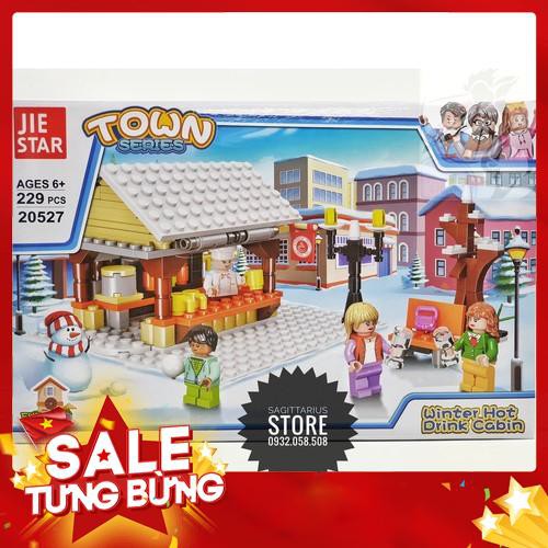 Lego Jie Star 20527 Lắp Ráp Cửa Hàng Bán Thức Uống Nóng Mùa Đông ( 229 Mảnh ) [Luôn Có Sẵn]