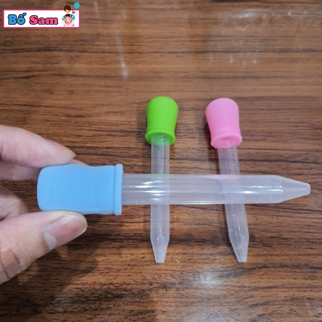 Dụng cụ uống thuốc nhỏ giọt ống hút chia vạch 5ml cho bé Shop Bố Sam