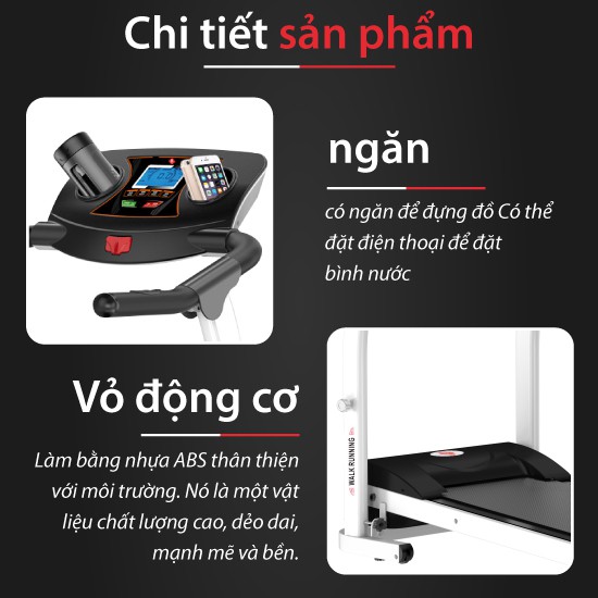 CHAIR19 - Máy chạy bộ SỬ DỤNG ĐIỆN đơn năng mới MẪU M2 SIÊU HÓT GIÁ TỐT