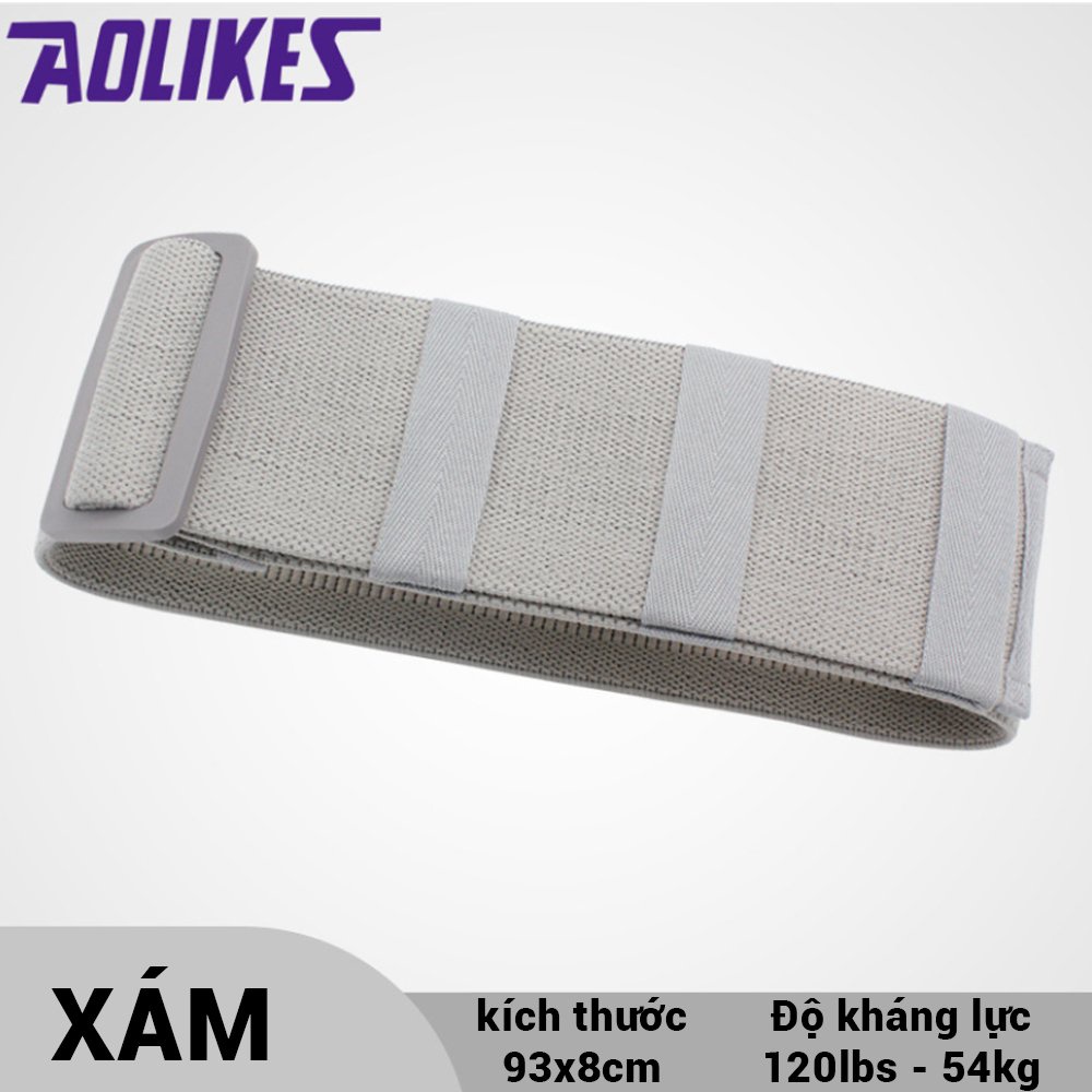 DÂY TẬP ĐÀN HỒI MINI BAND TỰ ĐIỀU CHỈNH ĐỘ DÀI AOLIKES A, Tập tại nhà, tập thể dục ở nhà