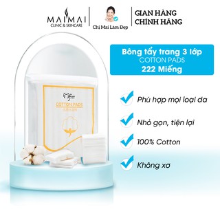Bông tẩy trang 3 lớp COTTON PADS [222 miếng]