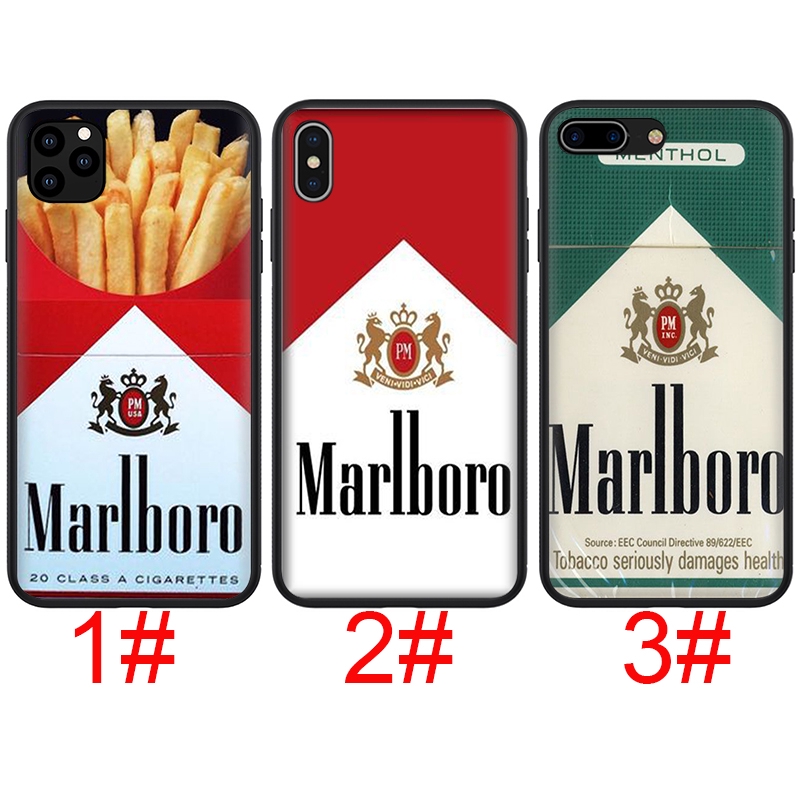 Ốp hình gói thuốc Marlboro cho Apple iPhone 11 Pro XS Max XR X 8 7 6S 6 Plus 5S 5 SE 2020