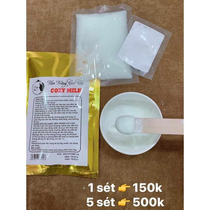 Tắm trắng Cozy Milk