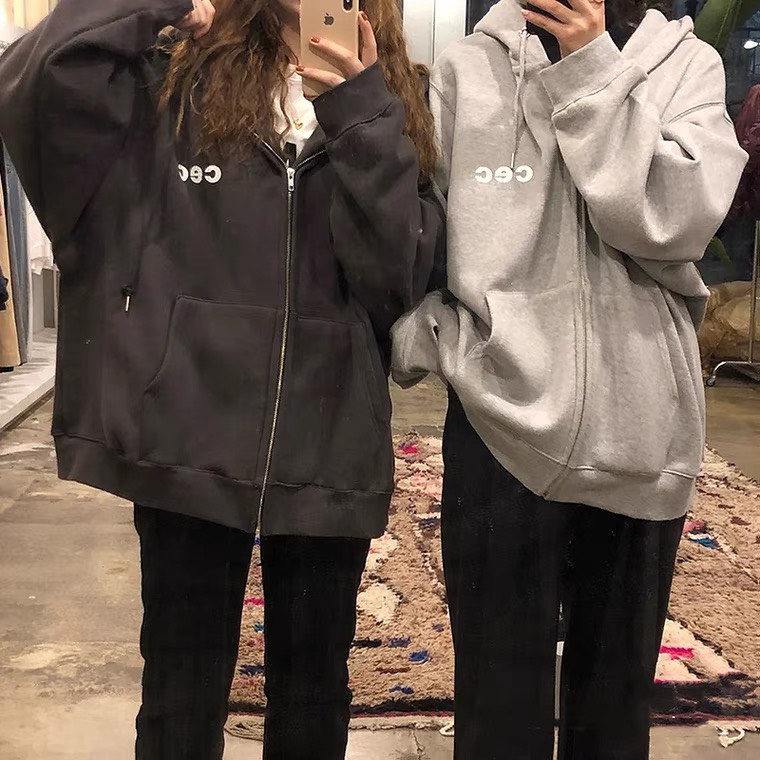 Áo Khoác Nỉ Khóa Kéo In CEC KNN41, Áo Nỉ Hoodies Khóa Dáng Unisex Cao Cấp Chất Dày Ấm Áp | BigBuy360 - bigbuy360.vn