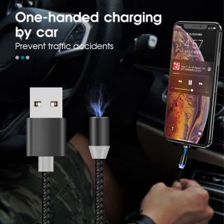Cáp sạc nam châm từ tính dây dù siêu chắc