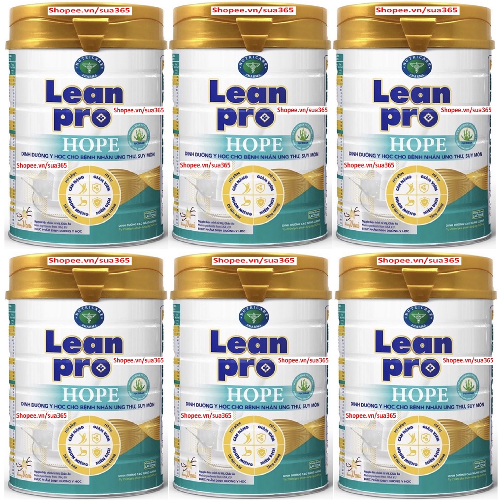 Sữa Lean pro Hope _900g - Dinh Dưỡng Cho Bệnh Ung Thư, Suy Mòn - Date Luôn Mới