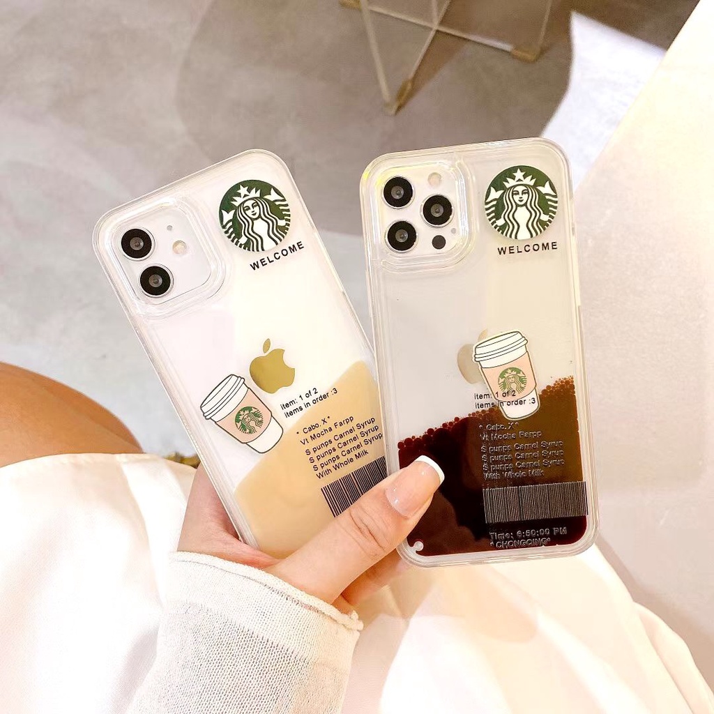 Ốp điện thoại Starbucks thích hợp cho iPhone13 13PRO 13PROMAX 12 12PRO 12PROMAX 11 11PRO 11PROMAX 6 7 6S PLUS XR XS MAX