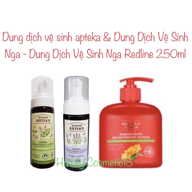 Dung Dịch Vệ Sinh Phụ Nữ Nga tạoDung Dịch Vệ Sinh Nga - Dung Dịch Vệ Sinh Nga Redline 250ml