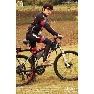 quần áo xe đạp thu đông quần áo đạp xe dài tay quần áo đi xe đạp Giant