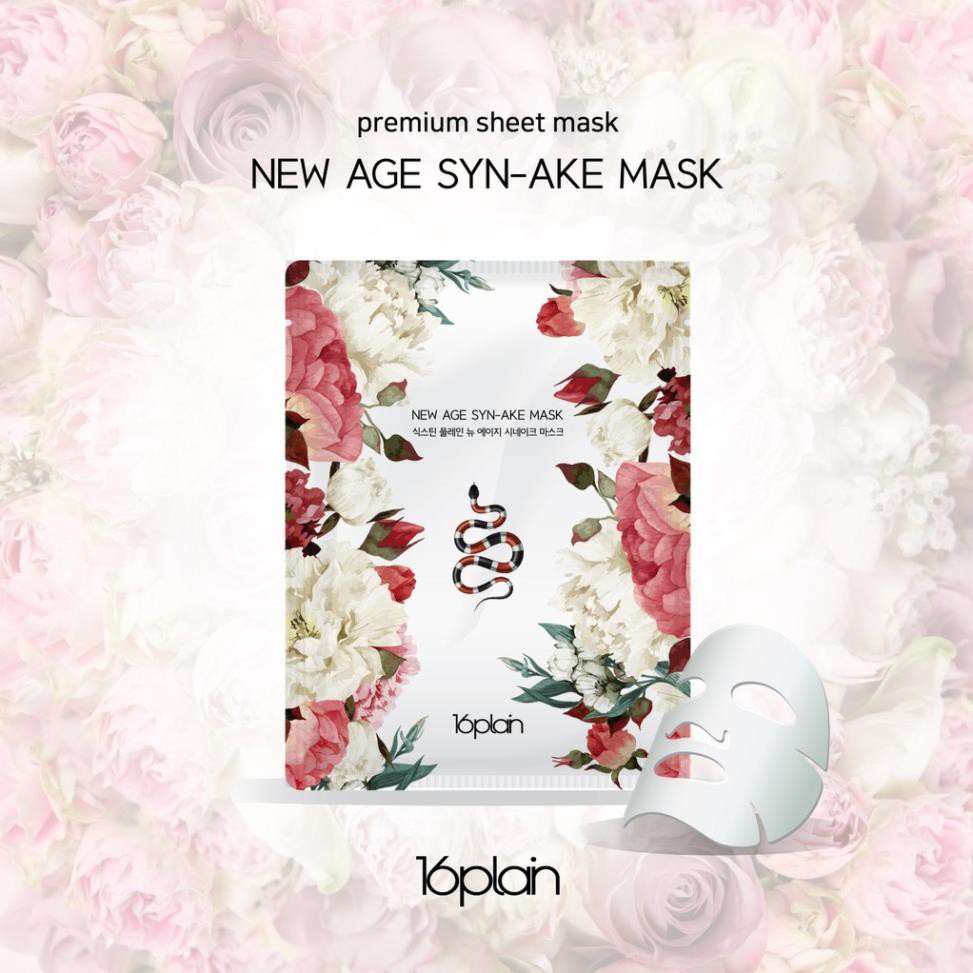 Hộp 30 Mặt Nạ Dưỡng Da 16plain New Age Syn-Ake Mask (30 x 30ml)