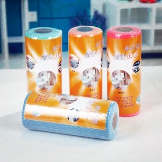 Cuộn giấy vải lau đa năng tiện dụng (50 tờ)