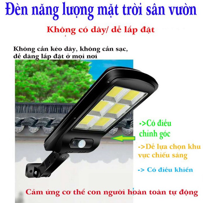 Đèn đường, sân vườn LED năng lượng mặt trời Solar Street Light