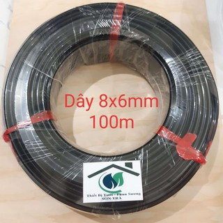 Dây phun sương PE đen 8mm- Cuộn 100m