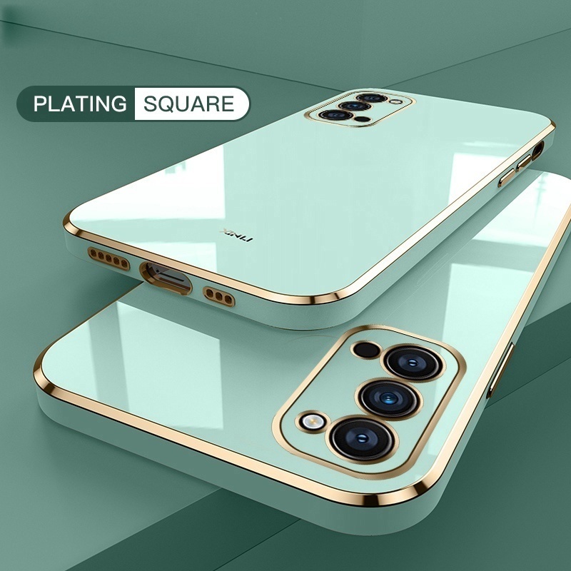 Ốp Điện Thoại Viền Vuông Mạ Sang Trọng Cho Redmi Note 11 11s Pro Plus + 10C Mi 12 11T Pro Pocophone X4 M4 Pro 4G 5G
