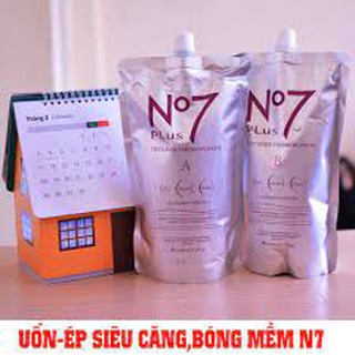 Thuốc Uốn Tóc Xoăn Nóng Max N7 Plus X2 Collagen Keratin Dưỡng Siêu Sóng 1000ml