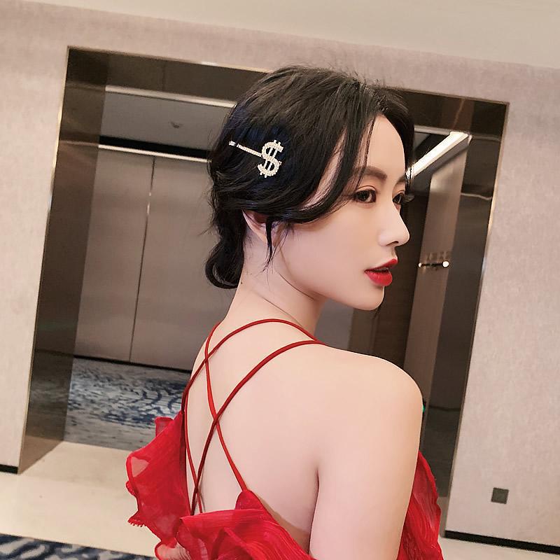 Kẹp tóc hình ký hiệu đô la thời trang Nhật Hàn cho nữ