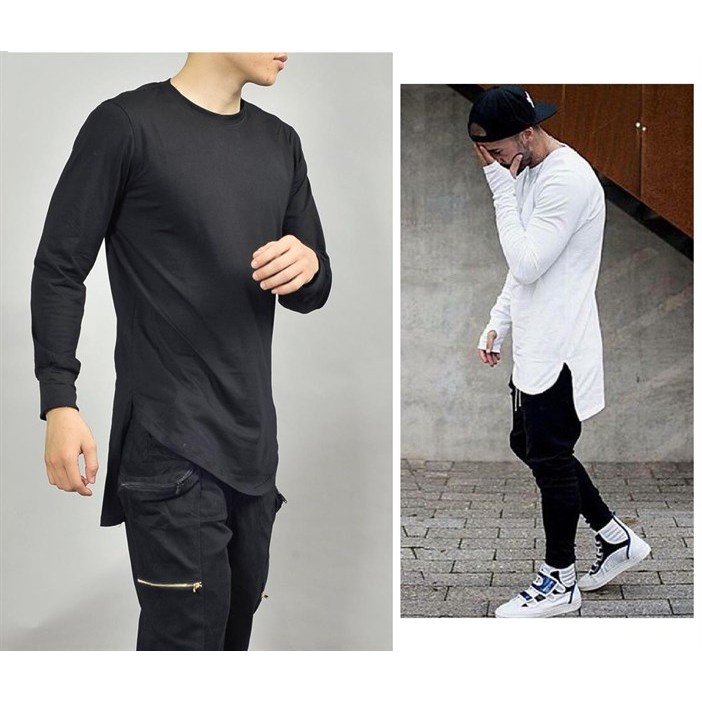 Áo dài tay LongTee basic Lexuza 017