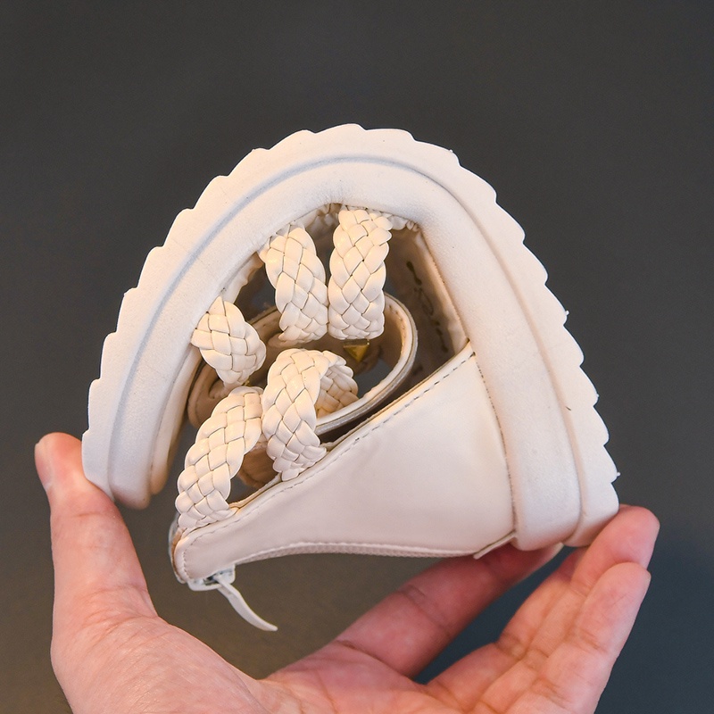 Giày Sandal Mềm Mại Thoải Mái Thời Trang Hàn Quốc Cho Bé Gái 4-15 Tuổi