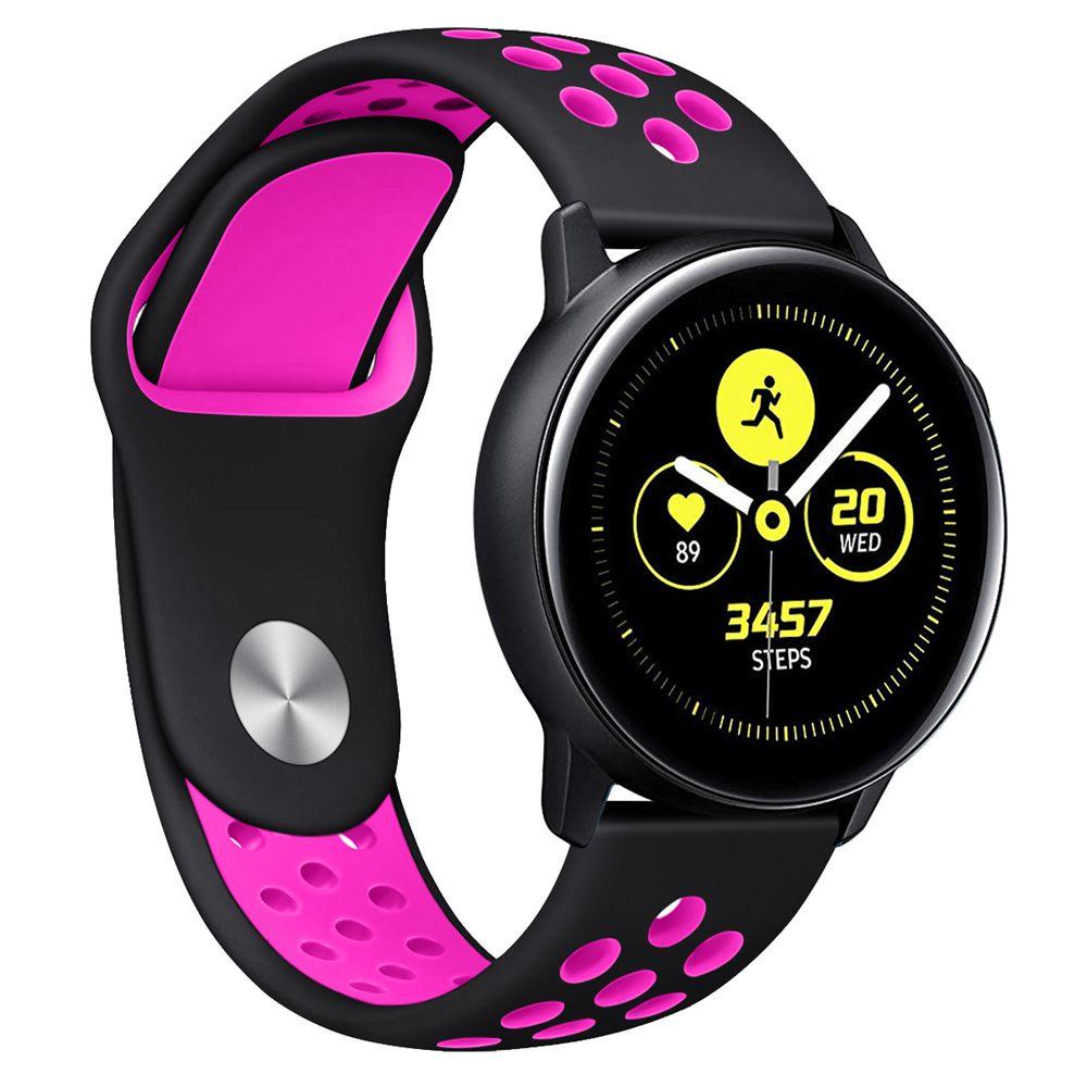 BTLIMER Dây Đeo Hai Màu Thay Thế Cho Đồng Hồ Thông Minh Samsung Galaxy Watch 4 Active 2 Huawei GT 2 Galaxy 3 Amazfit Garmin