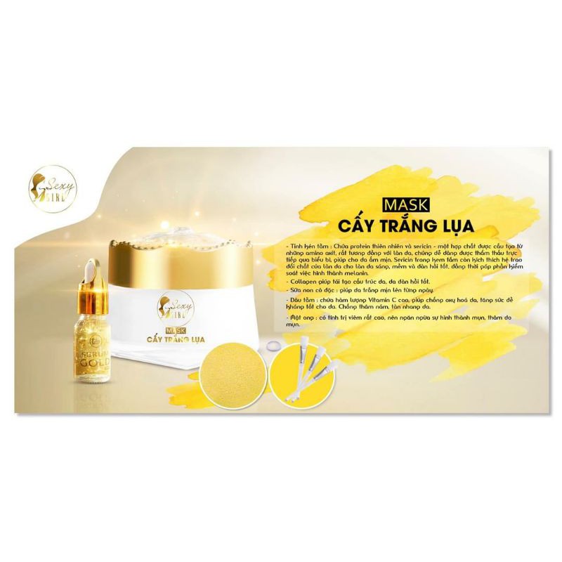 [ Spa Tại Nhà] Cấy Trắng Lụa Nano Collagen