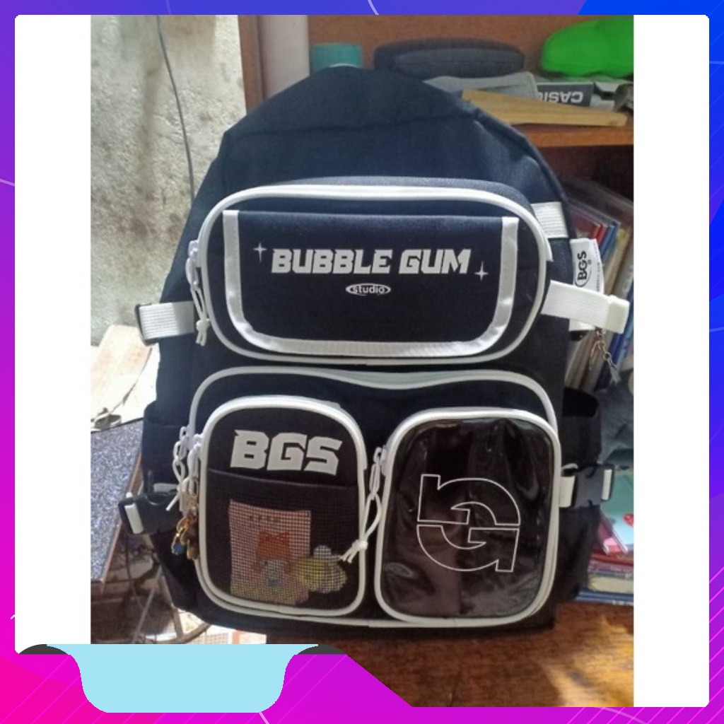 Balo Bubble Gum Studio đi học đi chơi thời trang nữ tặng kèm giấy thơm