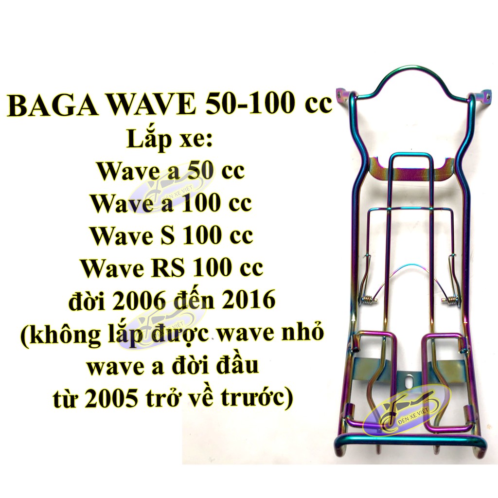 Baga màu Titan 10 ly lắp xe WAVE A S RS RSX 50 100 110 cc SIRIUS BLADE DREAM EXCITER WINNER WINNER X AIR BLADE