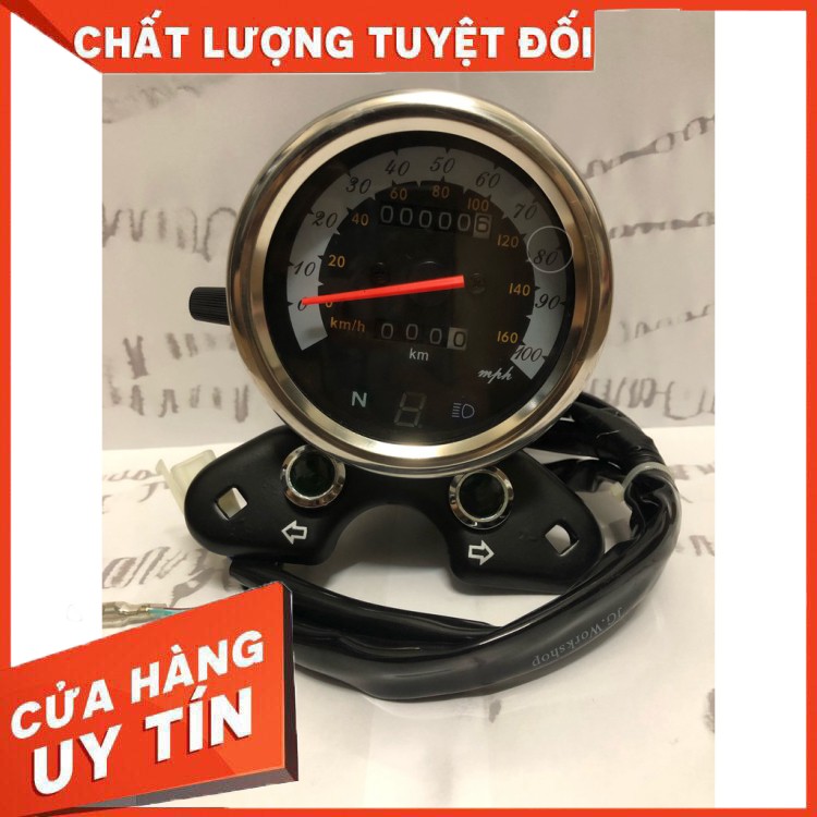 Đồng Hồ độ đo km classic loại lớn có kèm báo số cao cấp