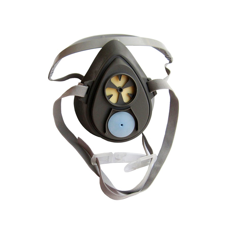 Mặt nạ nửa mặt sử dụng 1 phin lọc 3M Reusable Half Face Mask Respirator 3100 ducthanhauto