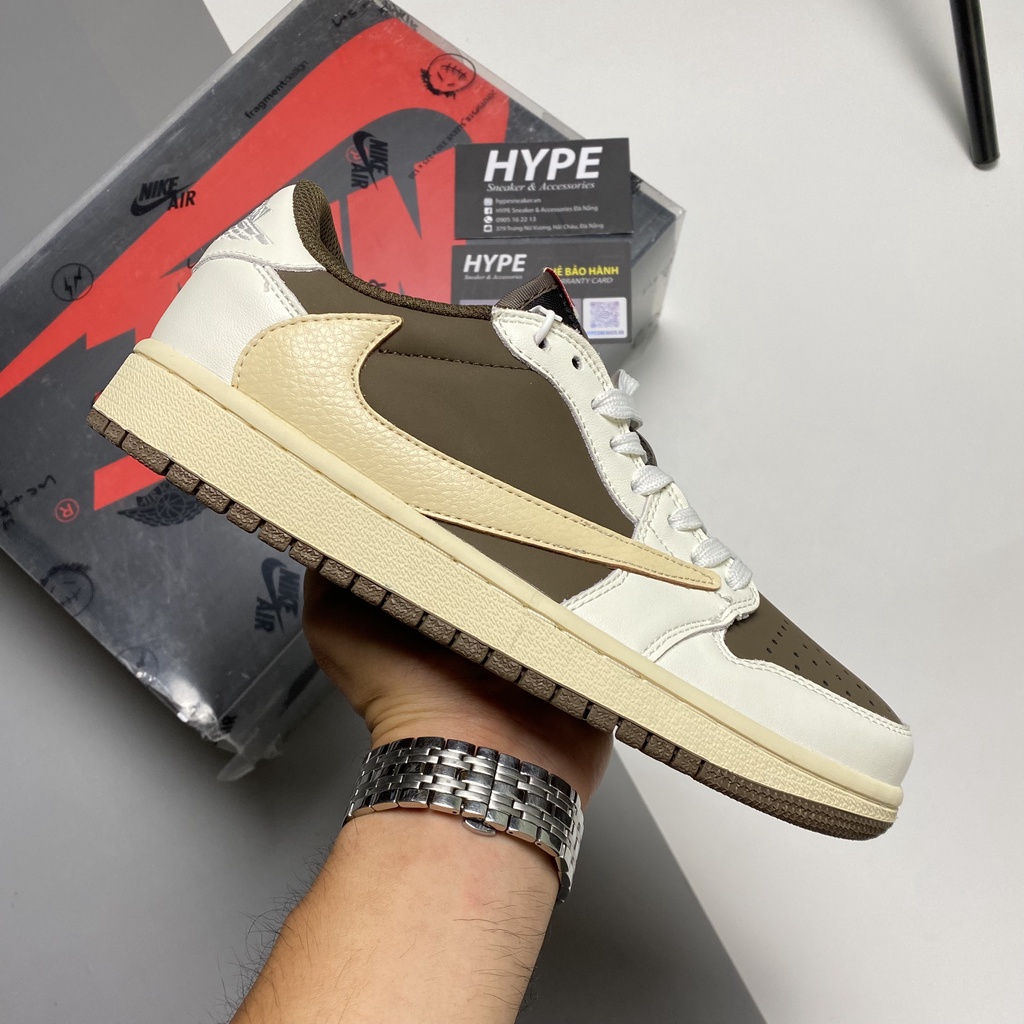 Giày Jordan 1 Low x Travis Scott Reverse Mocha  - Hype Sneaker | Phiên bản high quality