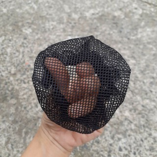 Combo 5 cái Lưới chụp tóc trơn mỏng màu đen (tóc ít)