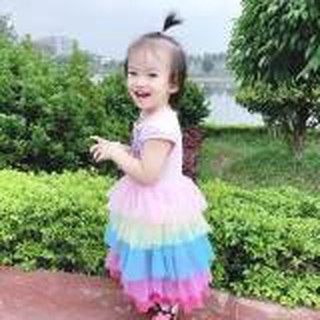 Váy công chúa CẦU VỒNG