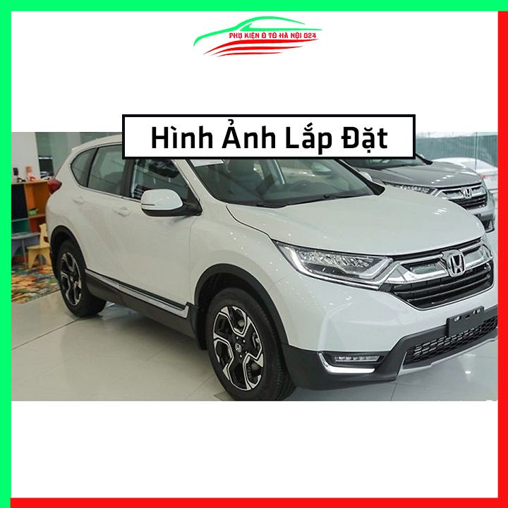 Bộ ốp nẹp sườn CRV 2018-2022 mạ crom trang trí làm đẹp xe