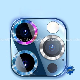 Bộ 3 vòng bảo vệ camera - Cường lực camera kính saphire cho 13/ 13 pro/ 13 promax/ 12 Mini/ 12 Max/ 12 Pro/ 12 Promax