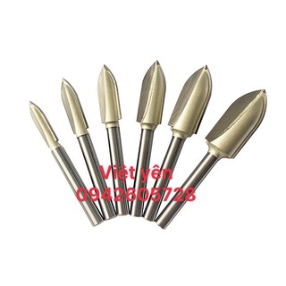 Mũi rạch nhọn hai cạnh hợp kim phi 6