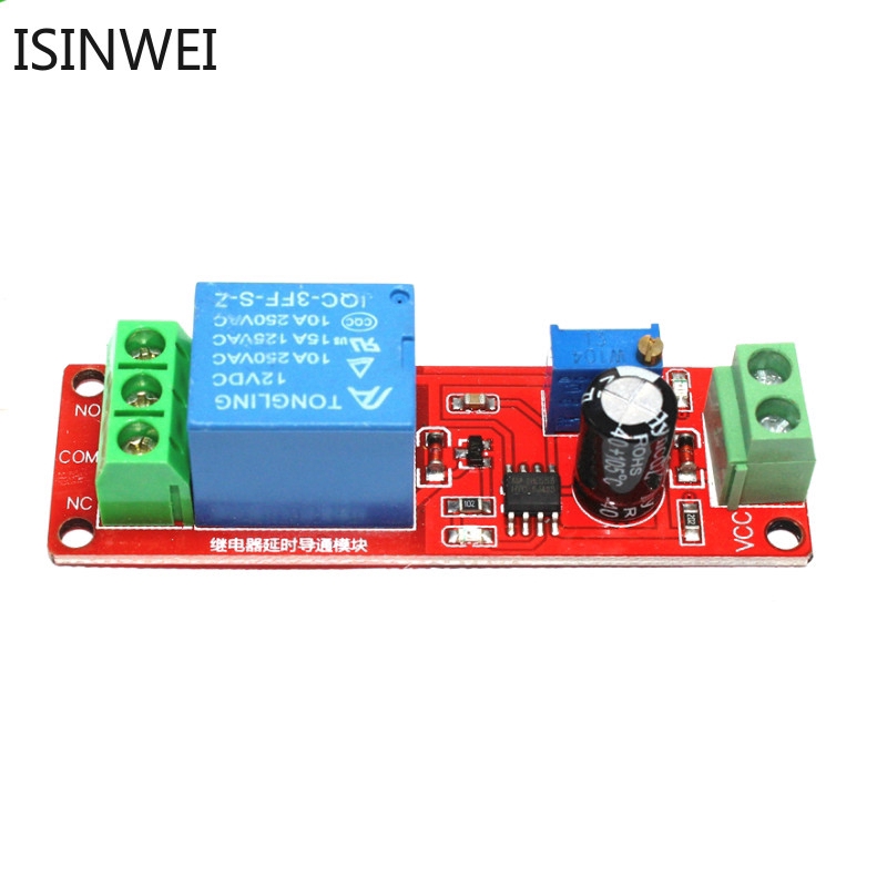 Rơ le hẹn giờ 0-10 giây DC 12V thiết kế tiện lợi