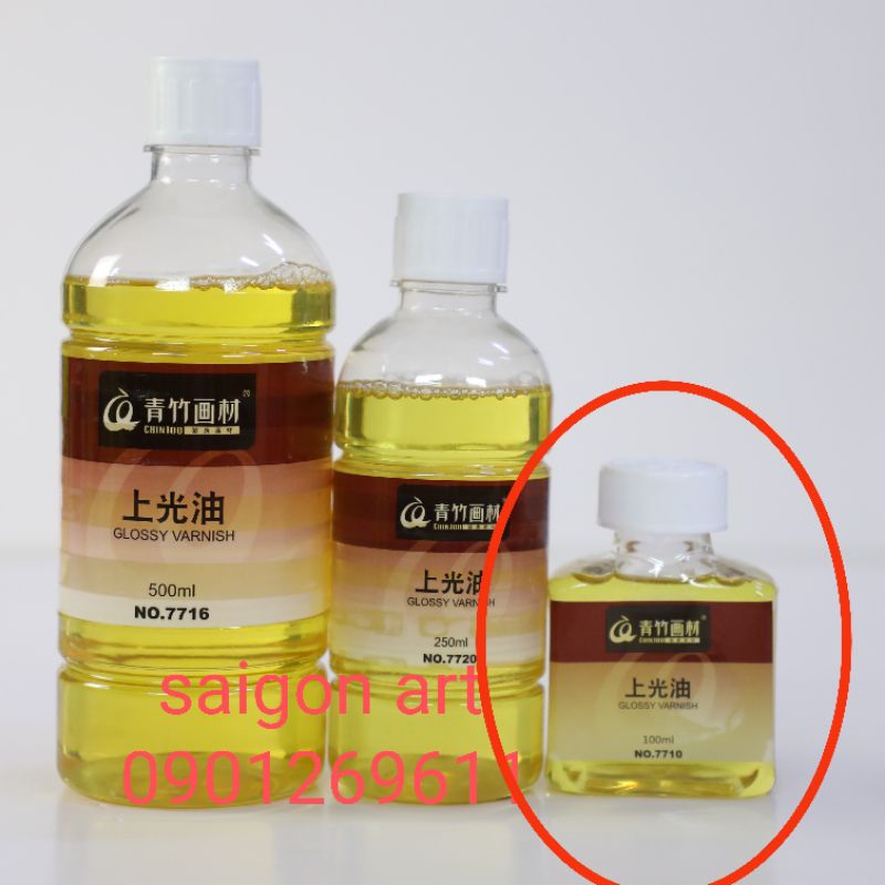 Phủ Bóng Bảo Vệ Bề Mặt Tranh VERNISH CHINLJOO 100ML