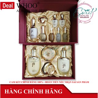Bộ Sản Phẩm Tái Sinh Da Cao Cấp Whoo Radiant Rejuvenating 2 Tầng Chống Lão Hóa,Hồng Nhuận Và Sáng Da  Whoo Tái Sinh