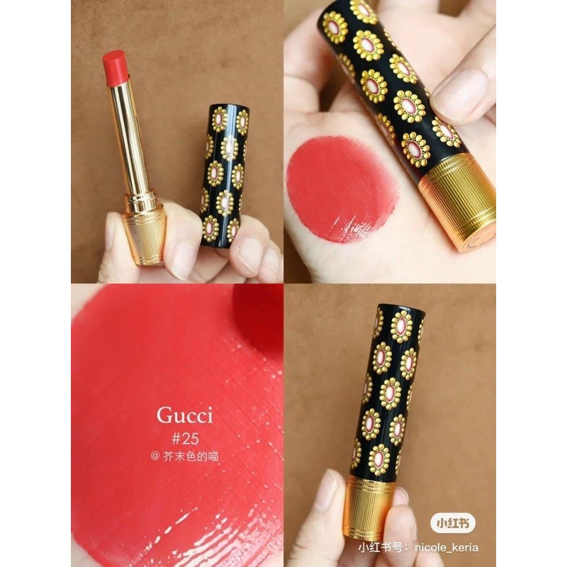 Son Gucci Rouge de Beauté Brillant Glow & Care Shine