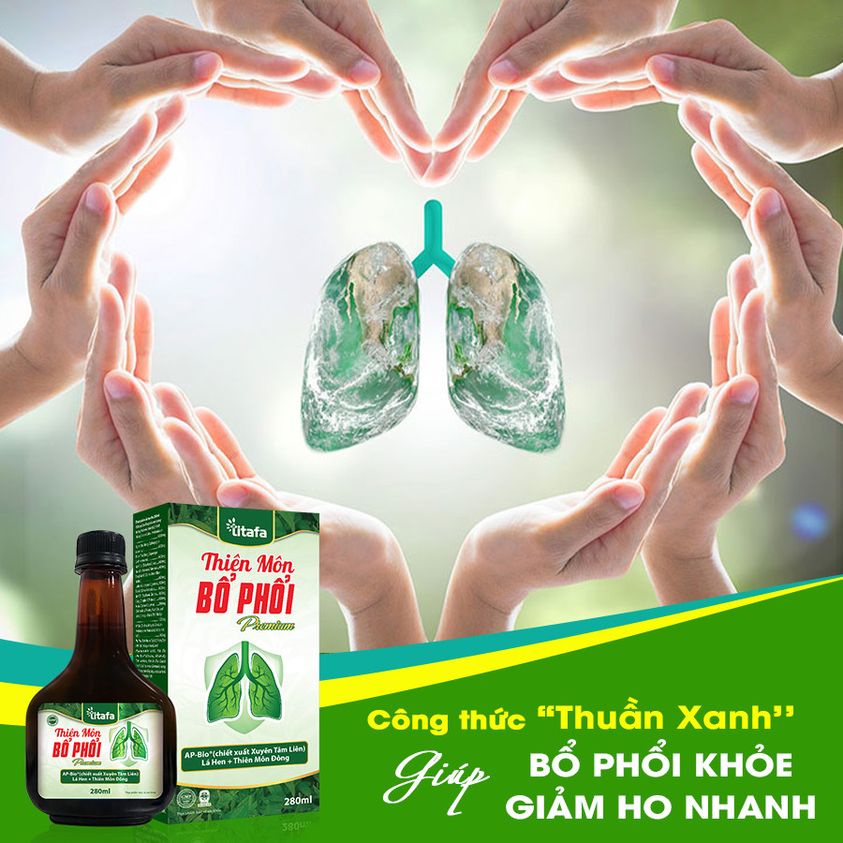 Thiên môn bổ phổi premium chai 280ml
