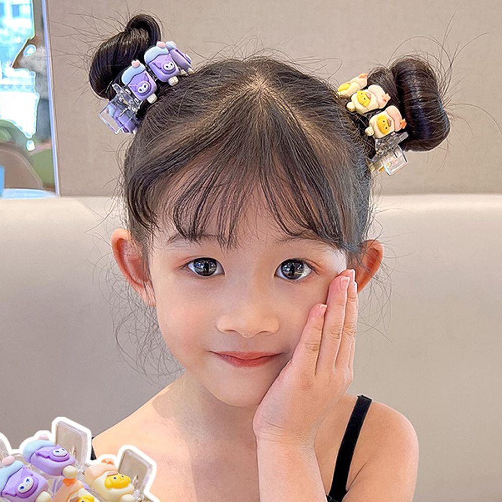 Kẹp Tóc Móng Vuốt Hình Kuromi Melody Đáng Yêu Phong Cách Vintage Hàn Quốc Cho Trẻ Em