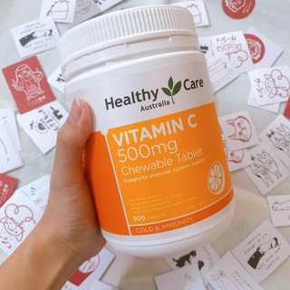 Vitamin C Ngậm Healthy Care Úc Mẫu Mới