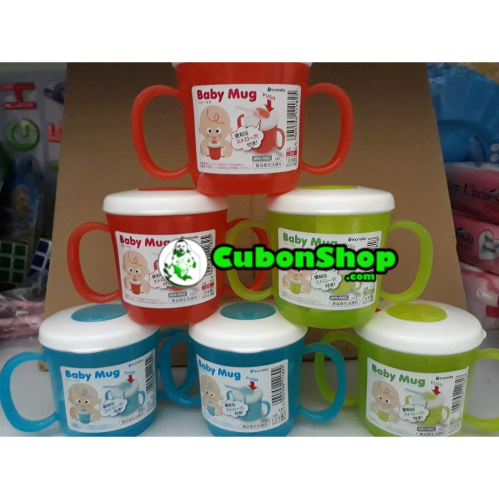 (Made in Japan) Cốc tập uống nước BABY MUG 230ml